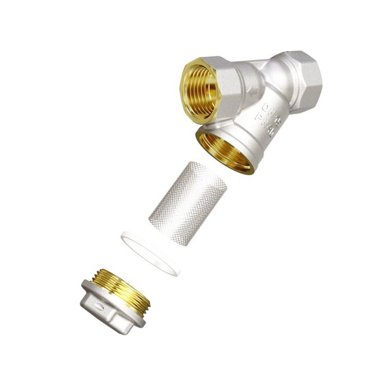 Фильтр косой латунный LD Pride 57.15.ВР-ВР Ду 15 (1/2") Ру 40