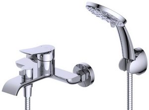 ВАННА  Diadonna  D168-30  ø35, див. пов. в корпусе, короткий излив, шланг 1,5 м, хром, латунный