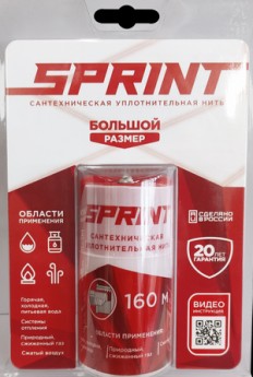 НИТЬ уплотнительная SPRINT 160м (бокс, блистер)